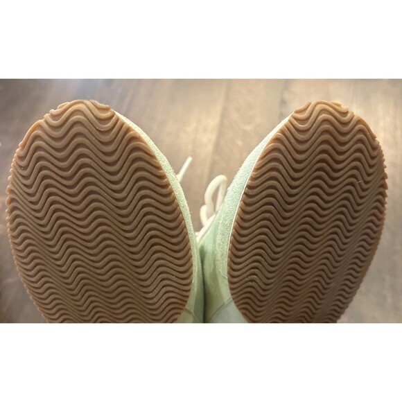 Tory Burch Tory Sneaker Kid Suede & Leather  Size 11 Mint Chip Colorblock - Picture 6 of 9